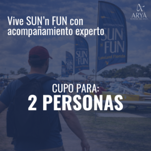 2 CUPOS para SUN’n FUN 2026 (Miami - Lakeland) con acompañamiento experto